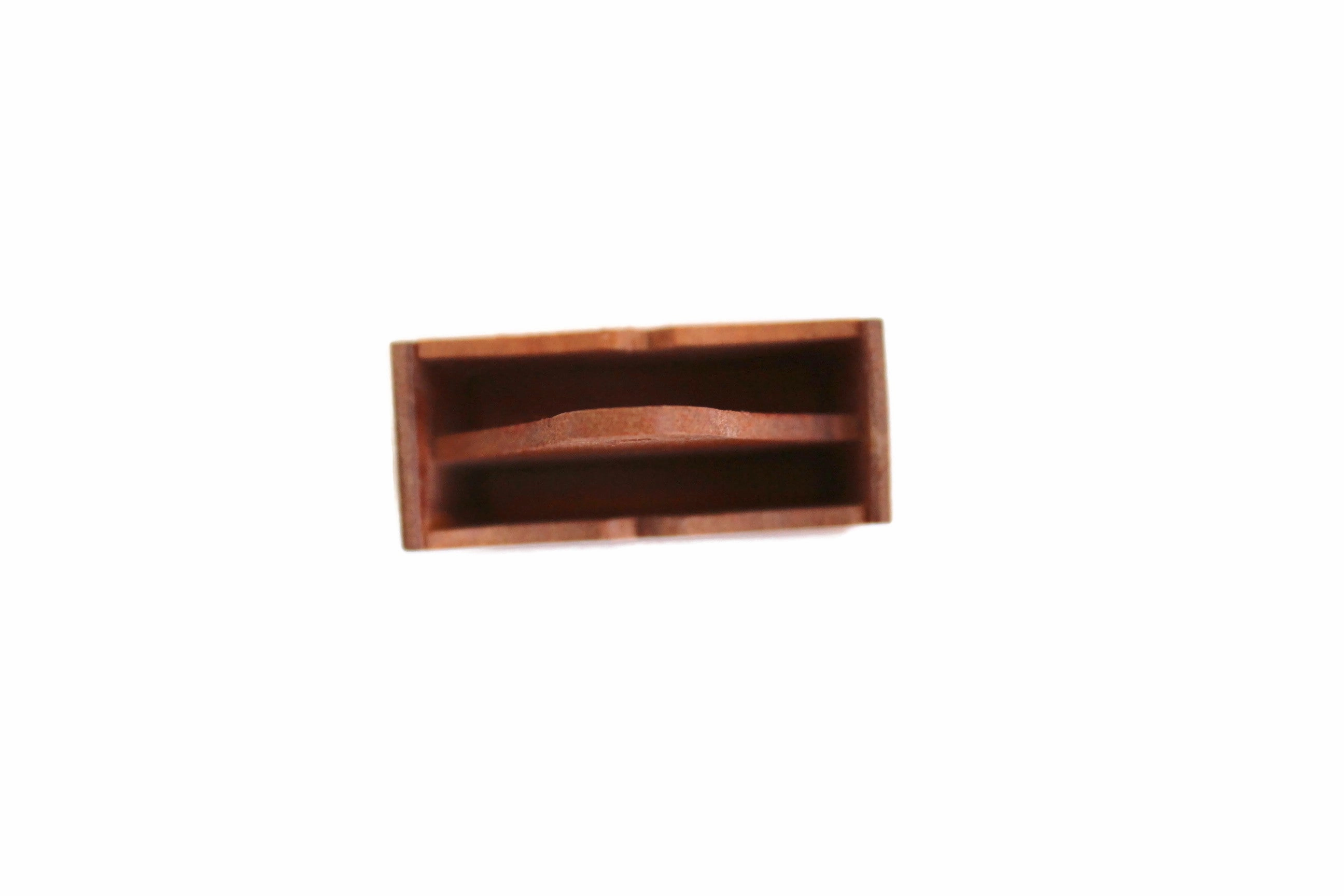 Vintage 1:12 Miniature Dollhouse Wooden Magazine Rack with Magazines