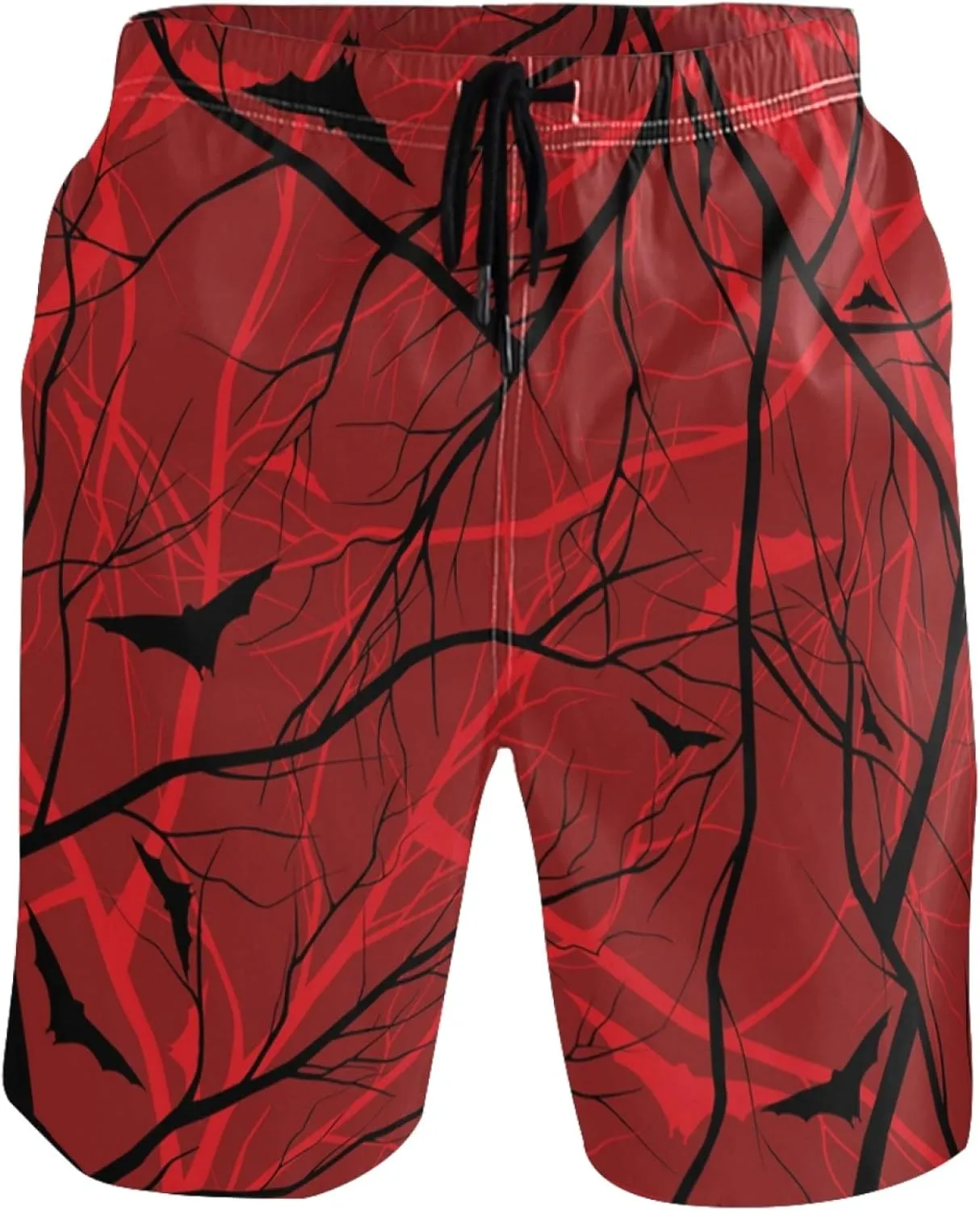 visesunny Fashion Men's Novelty Swim Trunks Quick Dry Swimwear Summer Beach Sports Board Shorts Floral Bathing Suit