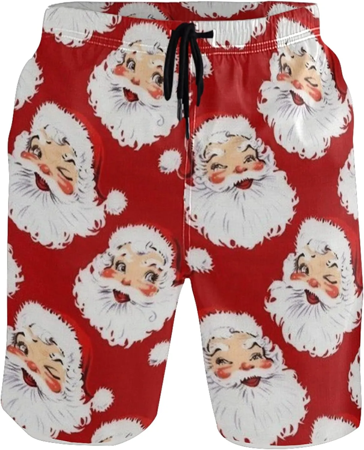 visesunny Stylish Mens Swim Trunks Quick Dry Beachwear Sports Running Swim Board Shorts Bathing Suits Mesh Lining
