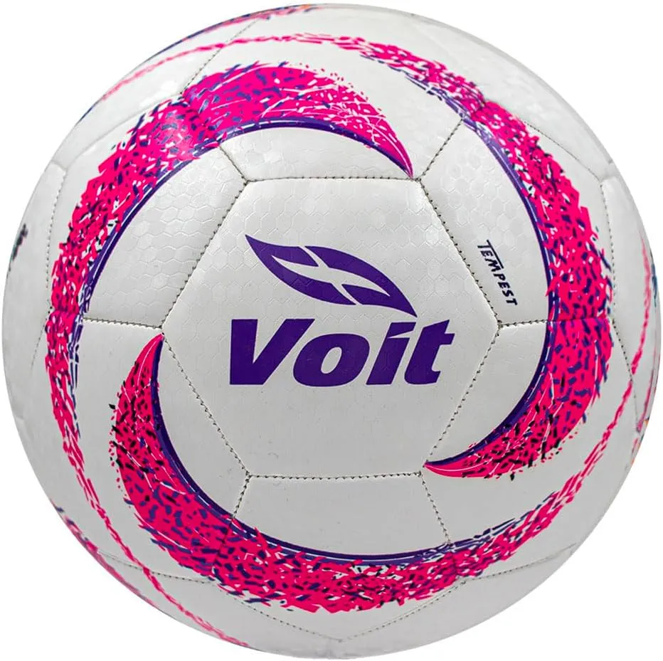 Voit Soccer Ball No. 5 Liga MX Apertura 2023, Pink: Recreational USE ONLY