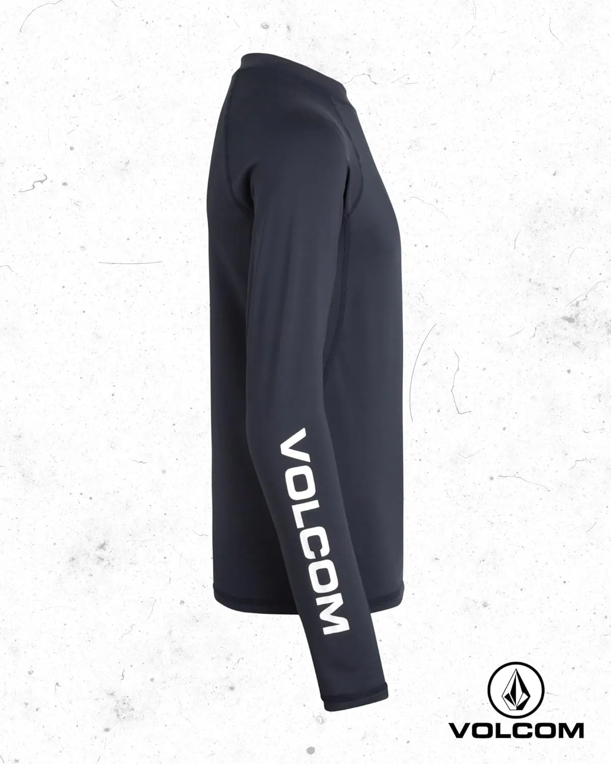 Volcom Boys Swim Shirt - UPF 50  Long Sleeve Rash Guard for Boys - Quick Dry Kids Swimwear Sun Protection Swim Shirts