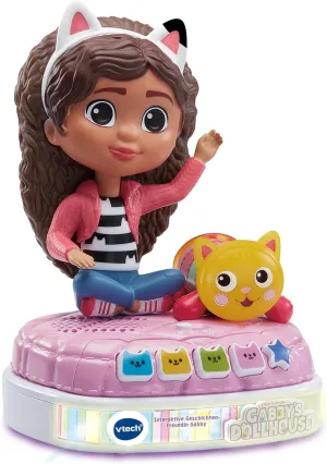 VTech Gabby's Dollhouse - Interactive Story Girlfriend Gabby - Exciting Stories with The Original Voices of Gabby and Cuddly Cat - for Children Aged 3-6 Years