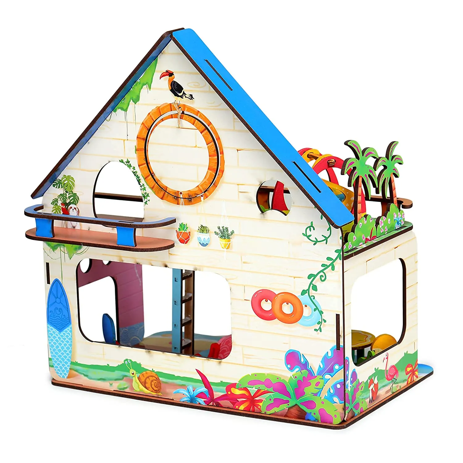 Webby Beachvilla The Weekend Escape Wooden Doll House