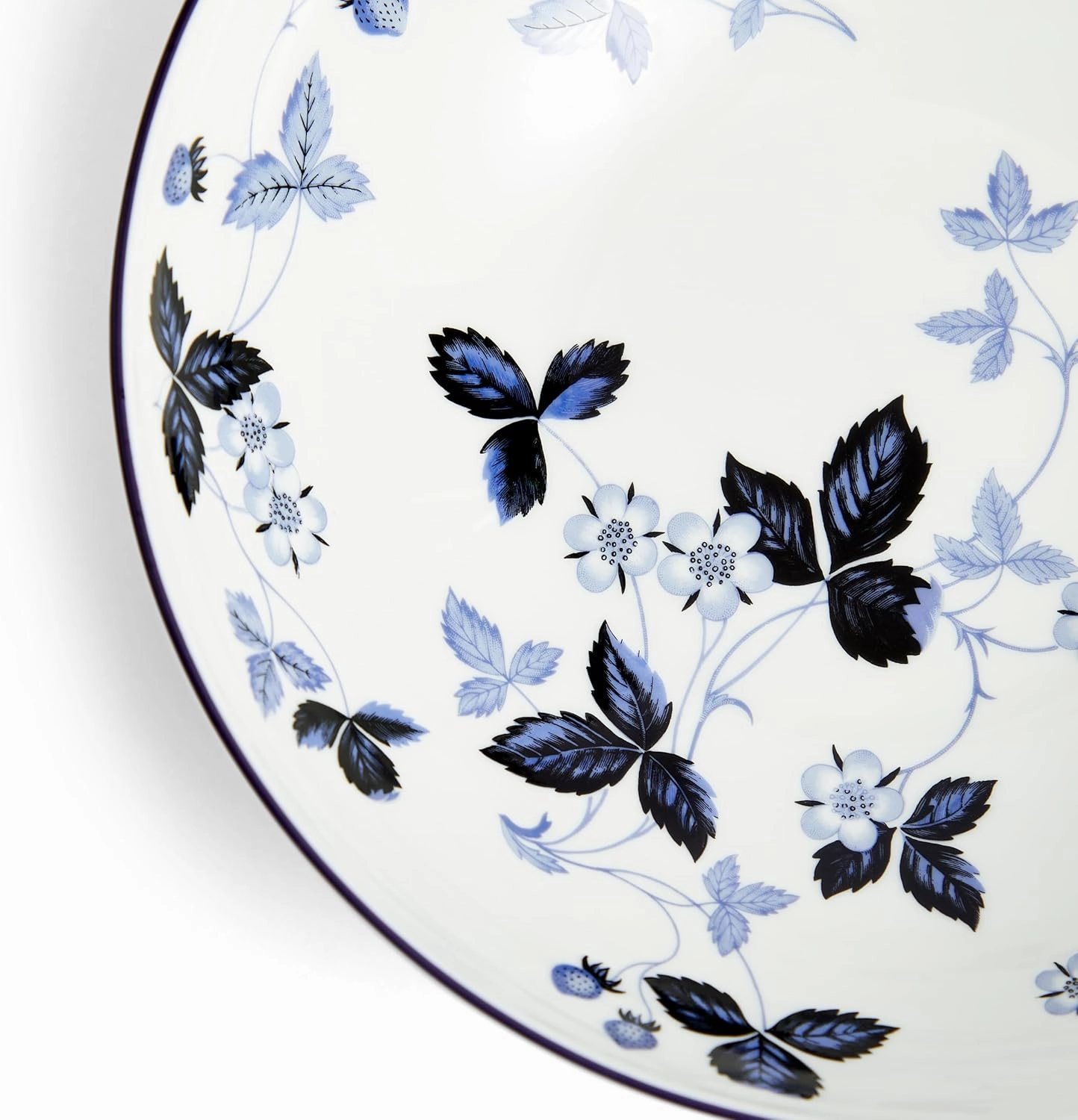 Wedgwood Wild Strawberry Inky Blue Dinnerware Set, 4 Pieces