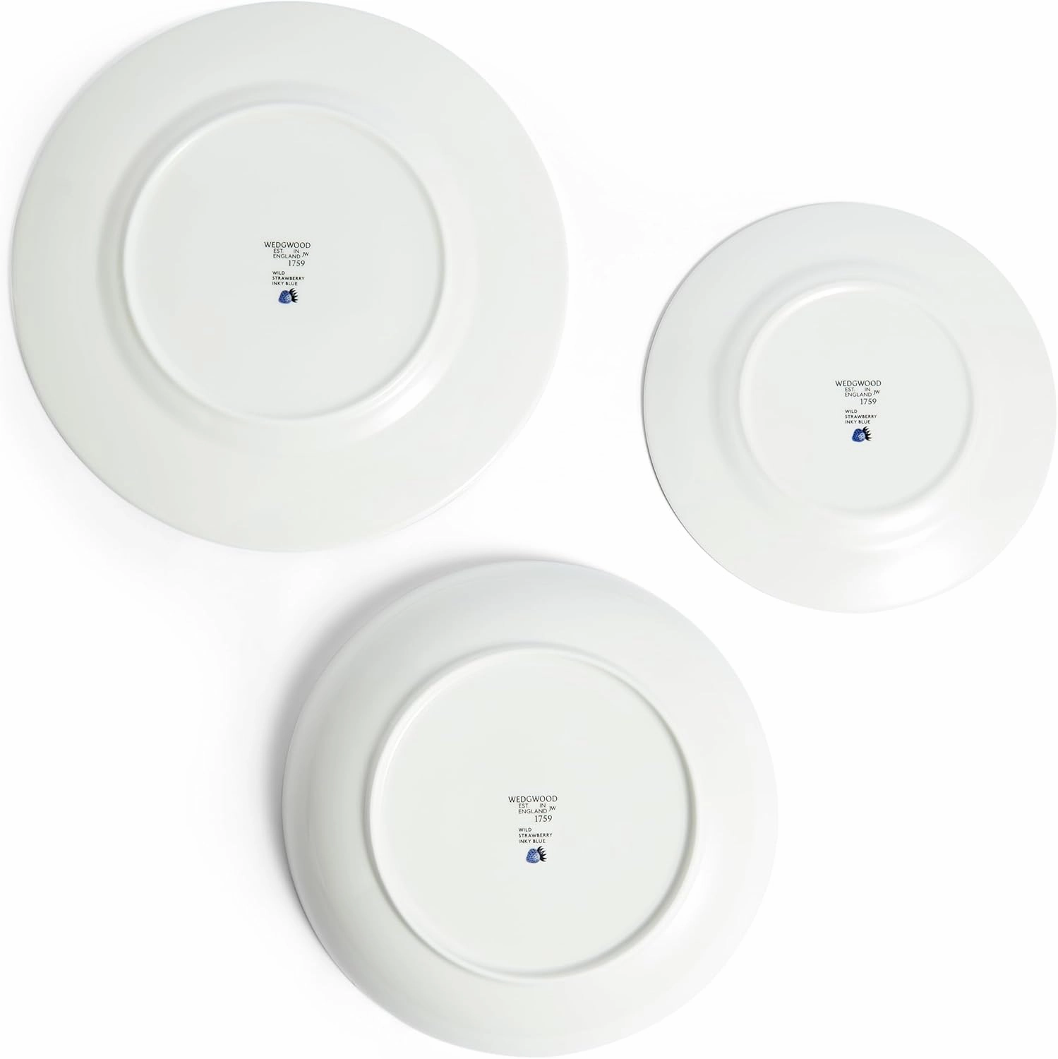 Wedgwood Wild Strawberry Inky Blue Dinnerware Set, 4 Pieces