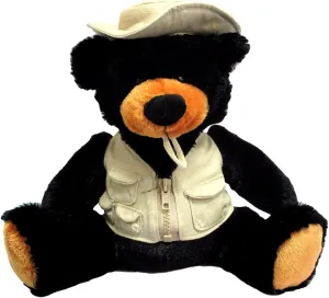 Wishpets Stuffed Animal - Soft Plush Toy for Kids - 10" Fishing Bear with Vest and Hat…