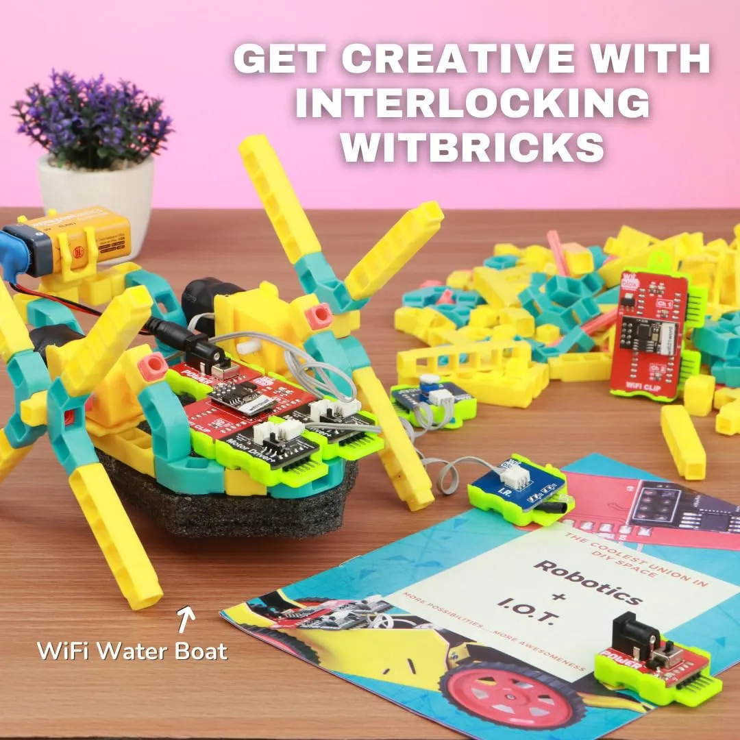 WitBlox IOT Robotic Science Kit 101  projects 137 Parts