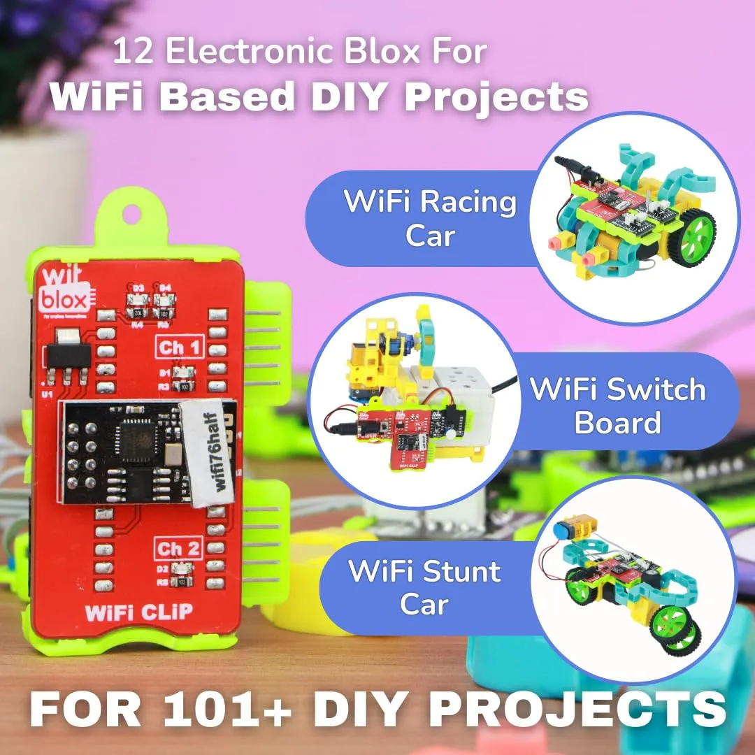 WitBlox IOT Robotic Science Kit 101  projects 137 Parts