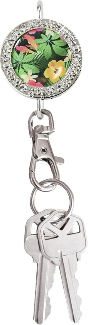 Women’s Bag Charm Key Finder, Car Keychain Hook, Cute Purse Organizer & Tote Bag Accessories, Gifts for Mom - Bling