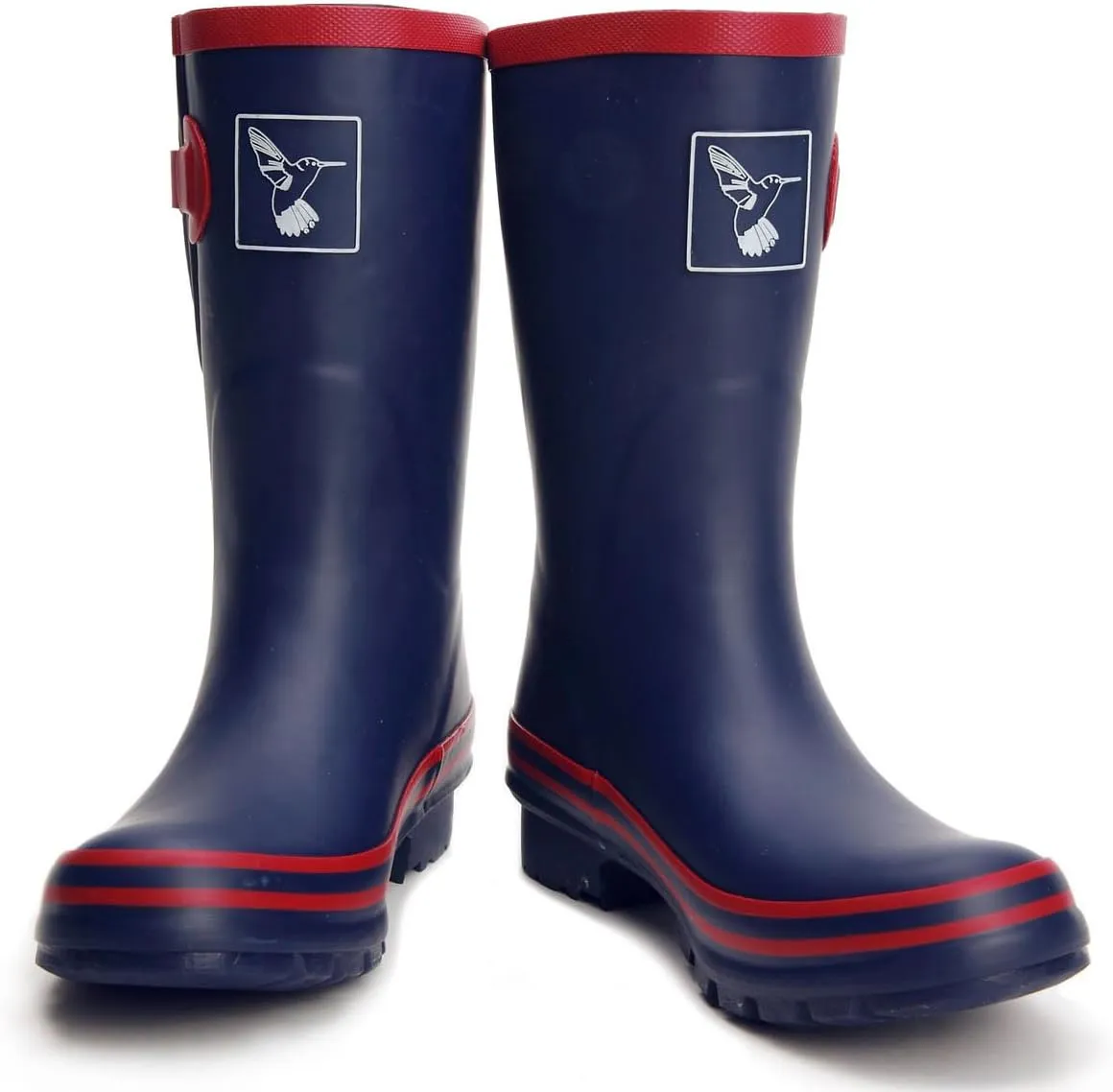 Women's Rain Boot Waterproof Mid-Calf Boots Cute Printing Rainbow Rain Boots Wellies Rain Shoes UK Brand