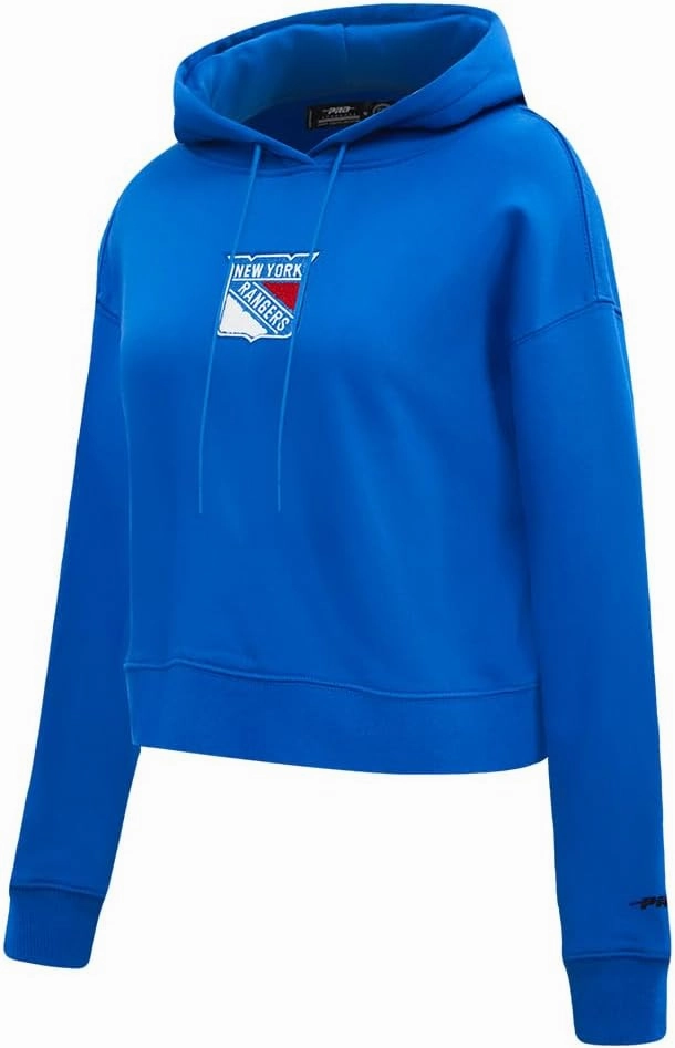 Womens NHL Classic Chenille Cropped Pullover Hoodie