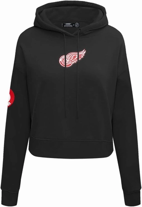 Womens NHL Classic Chenille Cropped Pullover Hoodie