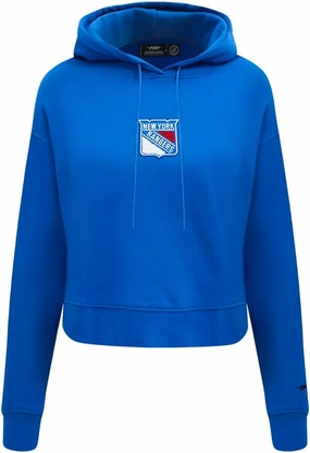 Womens NHL Classic Chenille Cropped Pullover Hoodie