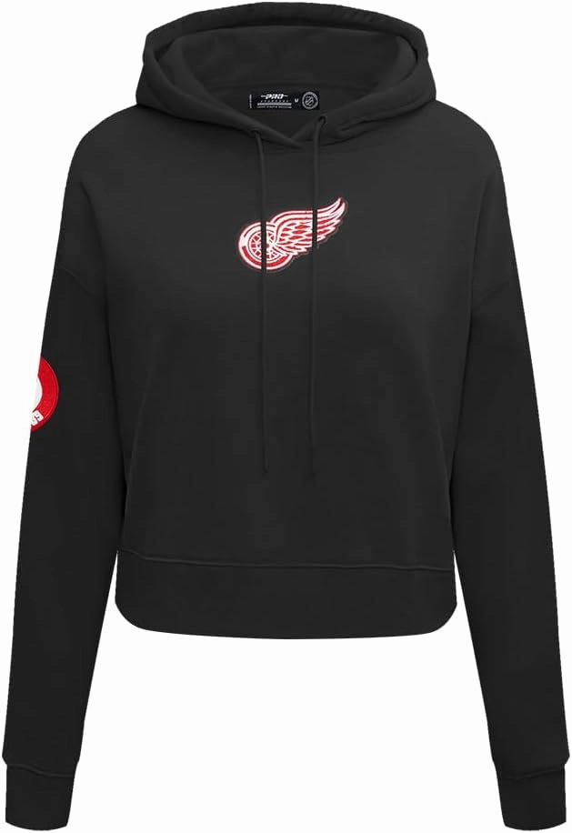 Womens NHL Classic Chenille Cropped Pullover Hoodie