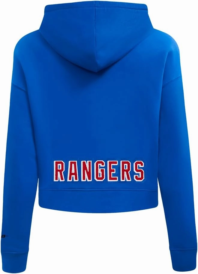 Womens NHL Classic Chenille Cropped Pullover Hoodie