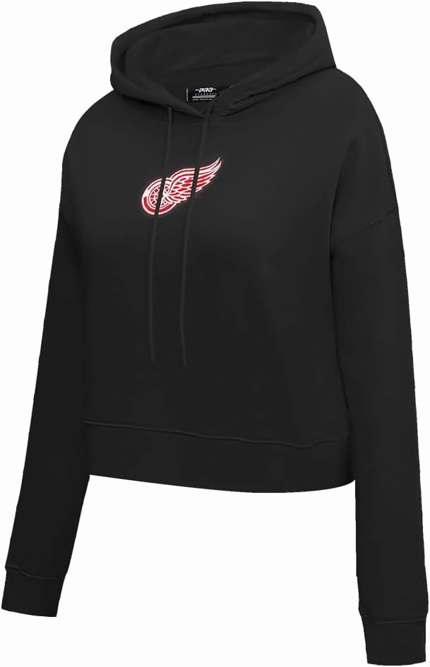 Womens NHL Classic Chenille Cropped Pullover Hoodie