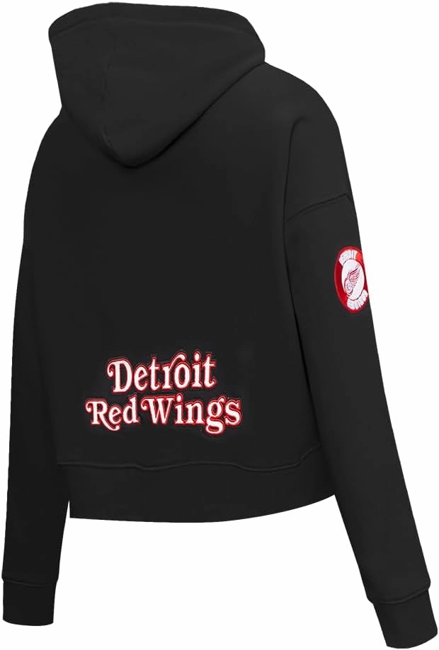 Womens NHL Classic Chenille Cropped Pullover Hoodie