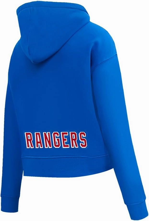 Womens NHL Classic Chenille Cropped Pullover Hoodie