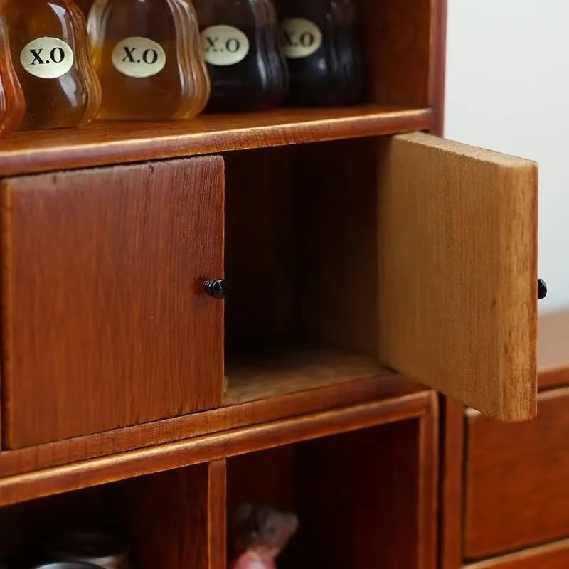 Wooden Miniature Cabinet Set | 1:12 Scale