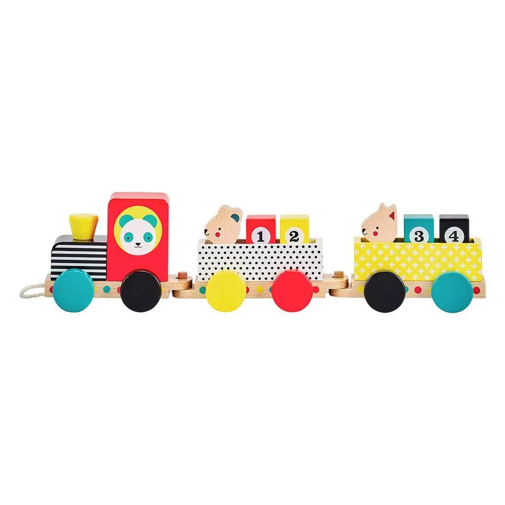 Wooden Pull Along Train Toy