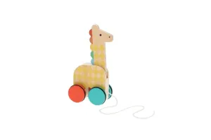 Wooden Pull Toy - Giraffe On The Go
