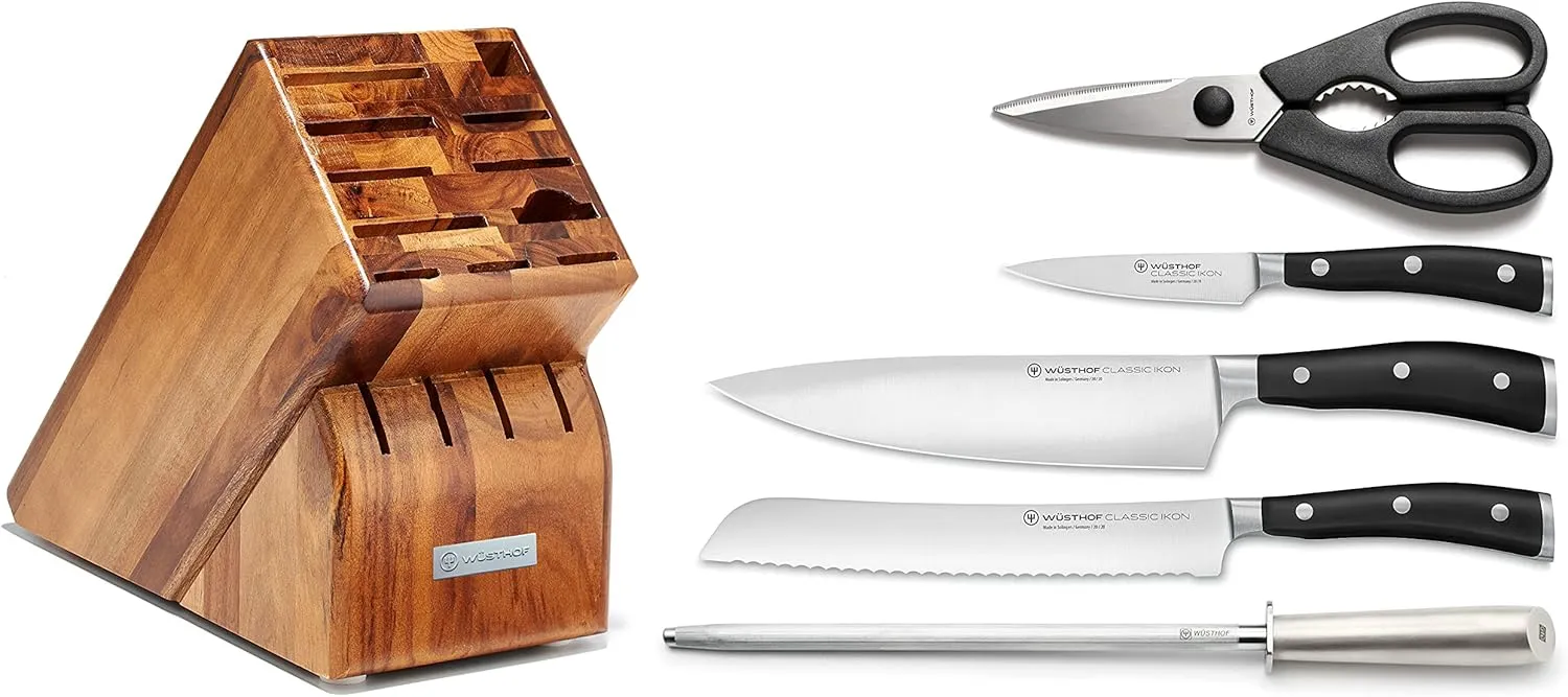WÜSTHOF Classic IKON 6-Piece Knife Block Set