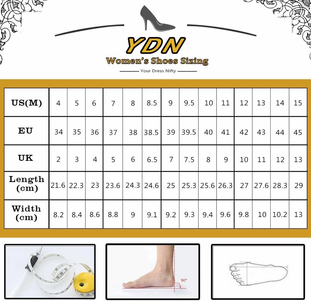 YDN Women Classic Mid Heel Solid Pumps Pointy Toe Slip on Formal Stilettos Office Wedding Dress Shoes Black