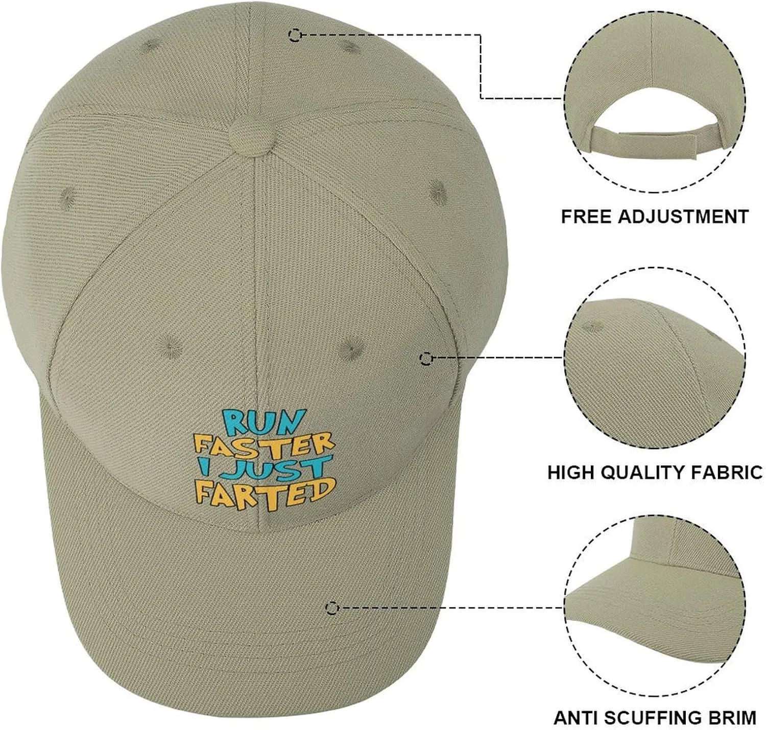Yepp I Just Farted Fashion Baseball Cap Men Women Classic Adjustable Sun Golf Dad Hat Outdoor