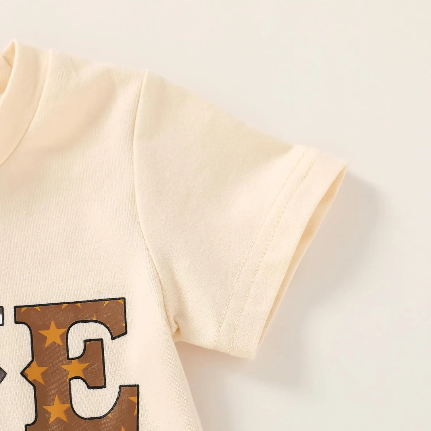 YOUNGER TREE Baby Boy Clothes 1 Year Old Clothes First Birthday Outfit Boy Short Sleeve T-Shirt Infant Summer Outfits