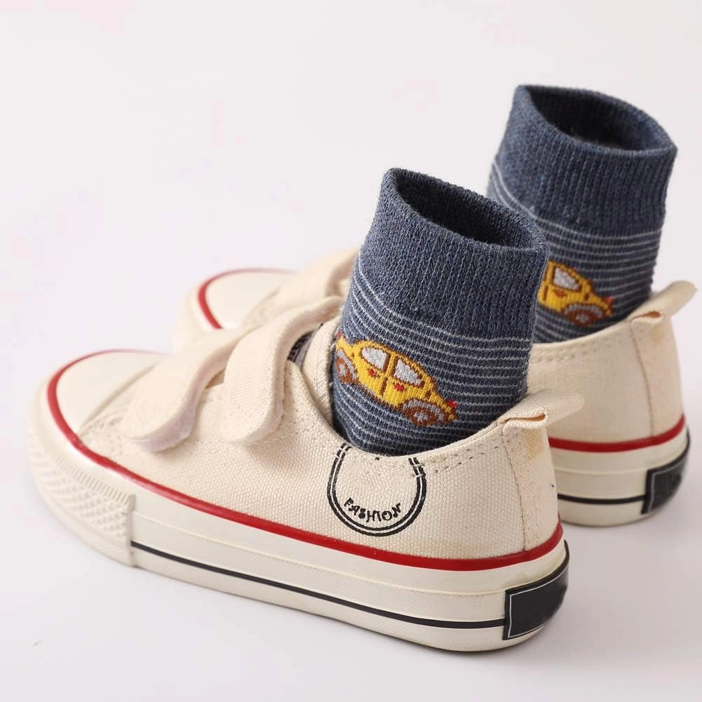 Zumou Toddler Kids Little Boys Fashion Cotton Crew Socks 5/10 Pack